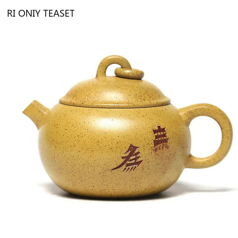 200ml Chinese Yixing Famous Purple Clay Teapots Handmade Tea Pot Raw Ore Old Section Mud Beauty Kettle Zisha Tea Set Teaware