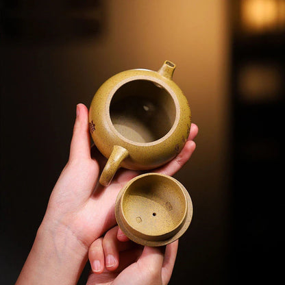 200ml Chinese Yixing Famous Purple Clay Teapots Handmade Tea Pot Raw Ore Old Section Mud Beauty Kettle Zisha Tea Set Teaware