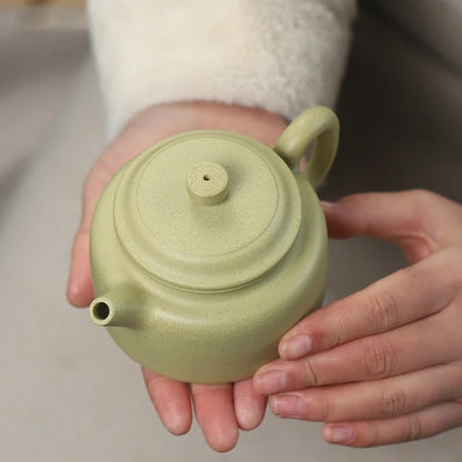 200ml Chinese Yixing High-end Purple Clay Teapots Famous Handmade Tea Pot Raw Ore Green Mud Kettle Zisha Tea Set Collection Gift