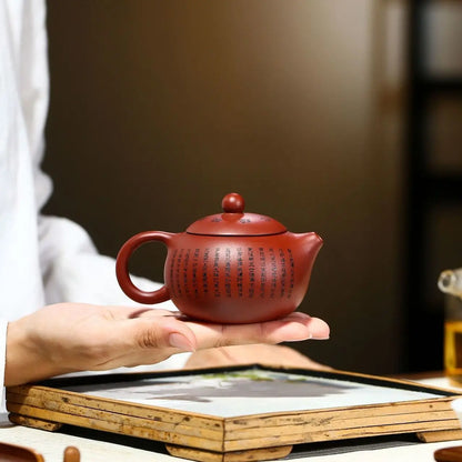 200ml Chinese Yixing Purple Clay Tea Pot Home Dahongpao Customized Teaware Xishi Teapot Kettle Tea