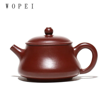 200ml Chinese Yixing Purple Clay Teapot Famous Handmade Tea Pot Raw Ore Purple Vermilion Mud Kettle Authentic Zisha Tea Set