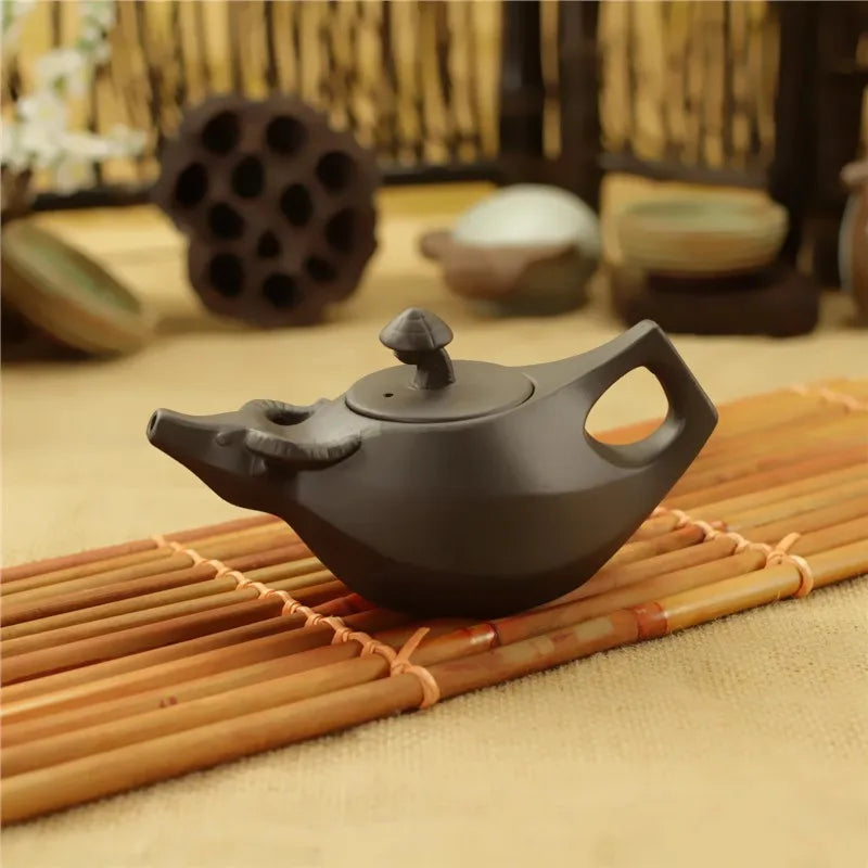 200ml Chinese Yixing Purple Clay Teapot Handmade Ball Hole Filter Beauty Kettle Home Tea Infuser Customized Zisha Teaware