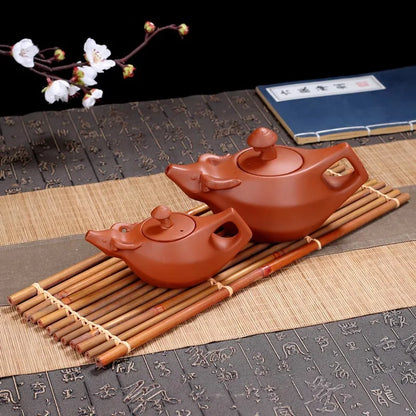 200ml Chinese Yixing Purple Clay Teapot Handmade Ball Hole Filter Beauty Kettle Home Tea Infuser Customized Zisha Teaware