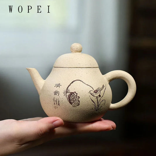 200ml Chinese Yixing Purple Clay Teapot Household Filter Tea Maker Boutique Tea Sets Accessories Section Mud Zisha Tea Pot