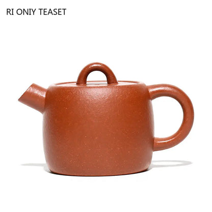200ml Chinese Yixing Purple Clay Teapots Beauty Kettle Famous Artists Handmade Raw Ore Zhu Mud Tea Pot Zisha Tea Set Teaware