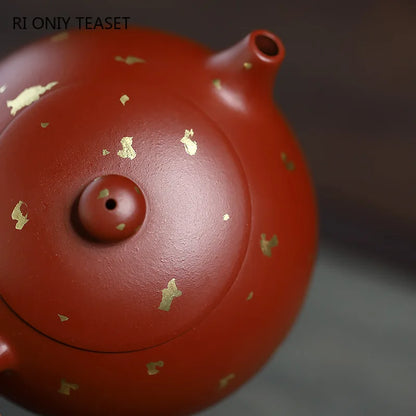 200ml Chinese Yixing Purple Clay Teapots Famous Artists Handmade Tea Pot Raw Ore Dahongpao Beauty Kettle Authentic Zisha Tea Set