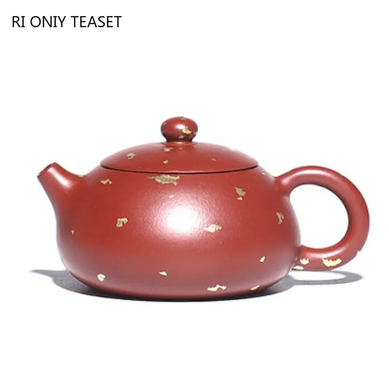 200ml Chinese Yixing Purple Clay Teapots Famous Artists Handmade Tea Pot Raw Ore Dahongpao Beauty Kettle Authentic Zisha Tea Set