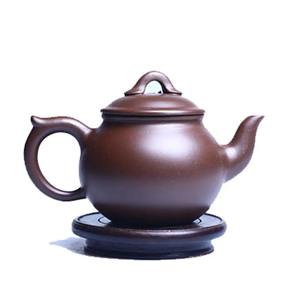 200ml Chinese Yixing Purple Clay Teapots Famous Artists Handmade Tea Pot Raw Ore Purple Mud Beauty Kettle High-end Zisha Tea Set