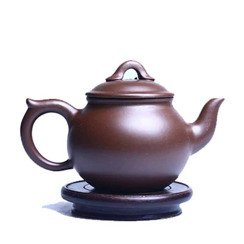 200ml Chinese Yixing Purple Clay Teapots Famous Artists Handmade Tea Pot Raw Ore Purple Mud Beauty Kettle High-end Zisha Tea Set
