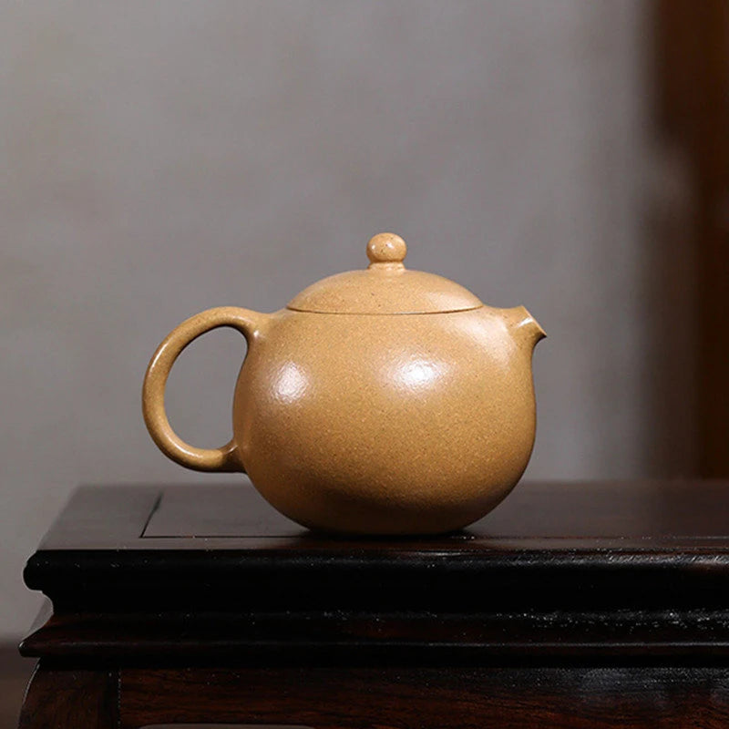 200ml Chinese Yixing Purple Clay Teapots Handmade Xi Shi Tea Pot Raw Ore Section Mud Kettle High-end Zisha Tea Set Collection