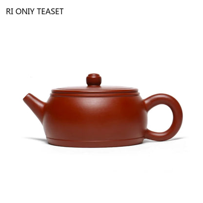 200ml Chinese Yixing Purple Clay Teapots Household Beauty Kettle Famous Artists Handmade Tea Pot Raw Ore Dahongpao Zisha Tea Set