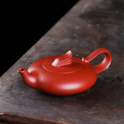 200ml Chinese Yixing Raw Ore Purple Clay Teapots Authentic Handmade Antique Tea Pot Kettle High-end Zisha Tea Set Collection