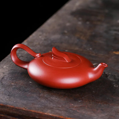 200ml Chinese Yixing Raw Ore Purple Clay Teapots Authentic Handmade Antique Tea Pot Kettle High-end Zisha Tea Set Collection