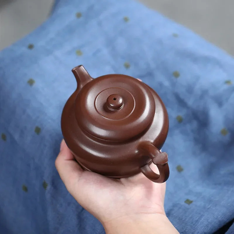 200ml Chinese Yixing Raw Ore Purple Clay Teapots Beauty Kettle Famous Handmade Tea Pot Authentic Zisha Tea Set Accessories