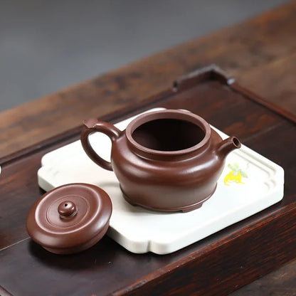 200ml Chinese Yixing Raw Ore Purple Clay Teapots Beauty Kettle Famous Handmade Tea Pot Authentic Zisha Tea Set Accessories