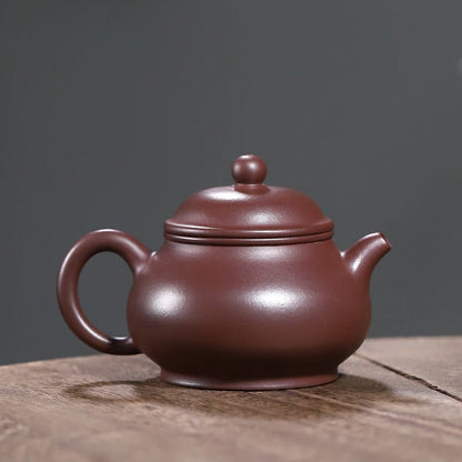 200ml Chinese Yixing Raw Ore Purple Clay Teapots Handmade Tea Pot Kettle High-end Zisha Tea Set Collection Teaware Gifts