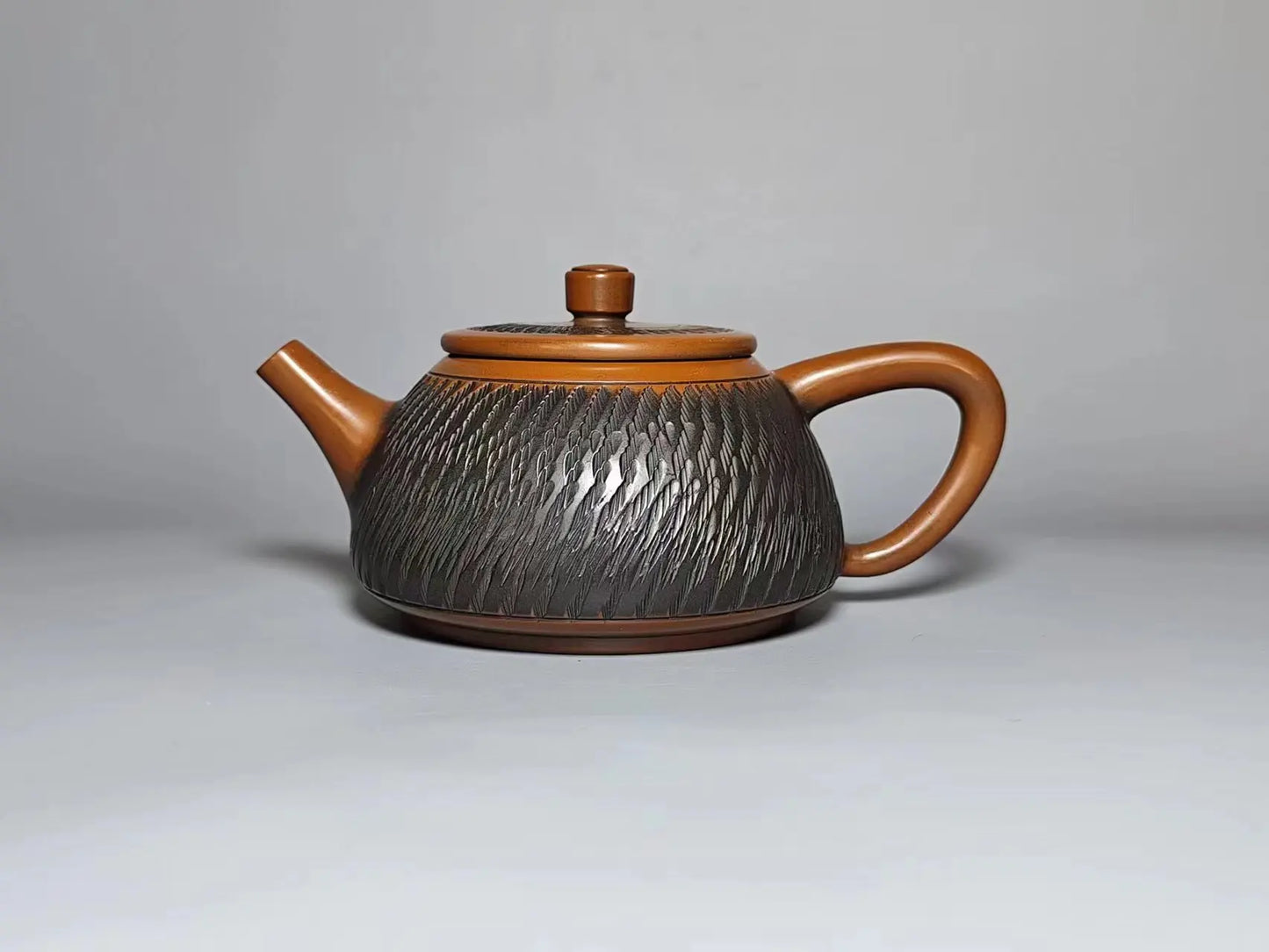 200ml Handmade Master Jumping Knife Carving Shipiao filling Tea Pot(Not Yixing Zisha) Kung Fu Tea Set Drinkware Tea Ceremony