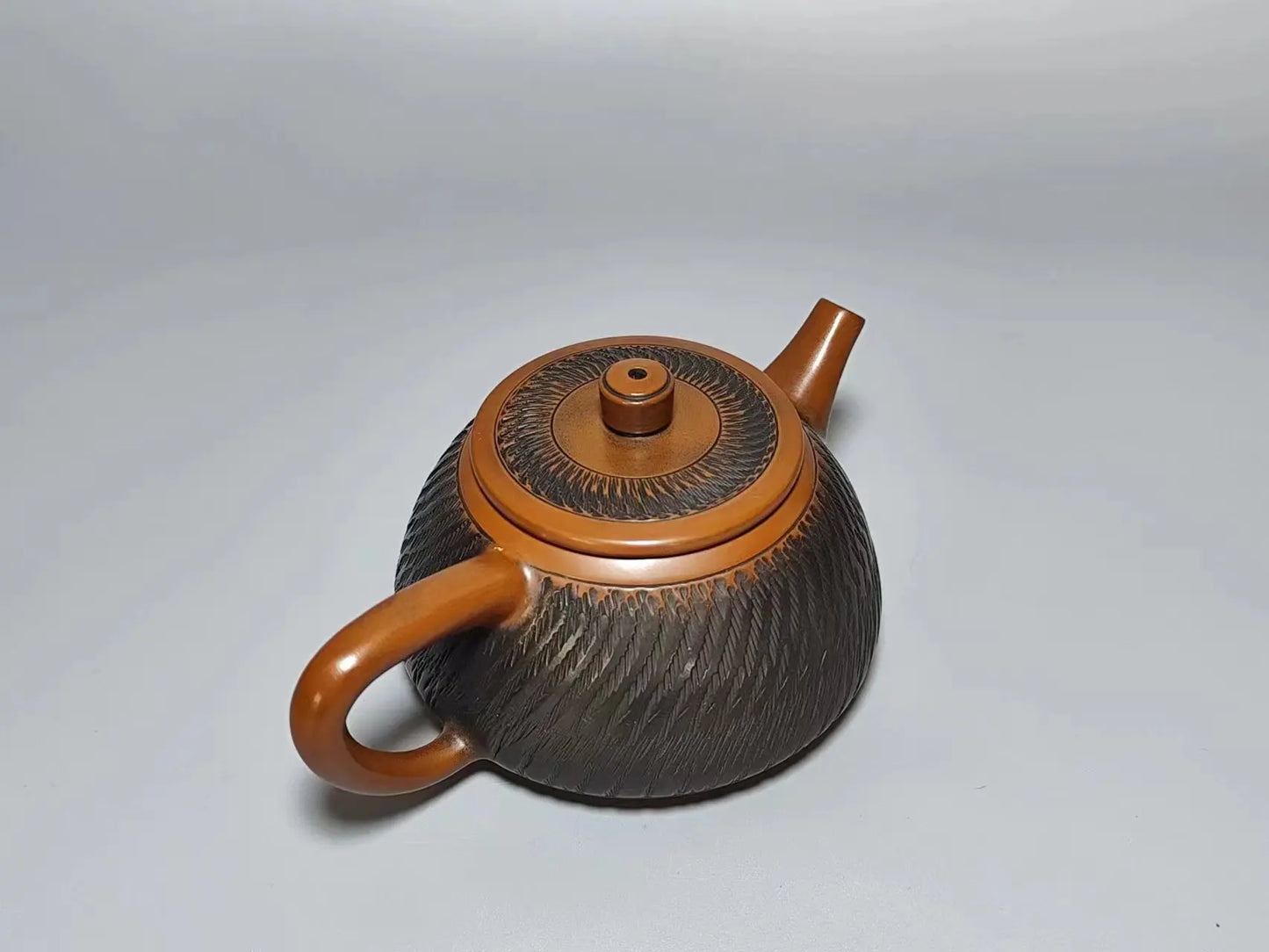 200ml Handmade Master Jumping Knife Carving Shipiao filling Tea Pot(Not Yixing Zisha) Kung Fu Tea Set Drinkware Tea Ceremony