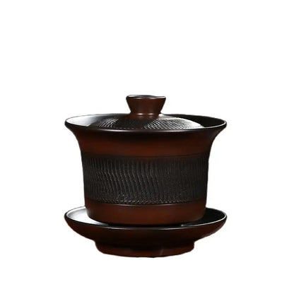 200ml Jianshui Pure Handmade Carving Gaiwan TeaPot(Not Yixing Zisha) Ceramic  Kung Fu Tea Set Drinkware Tea Ceremony