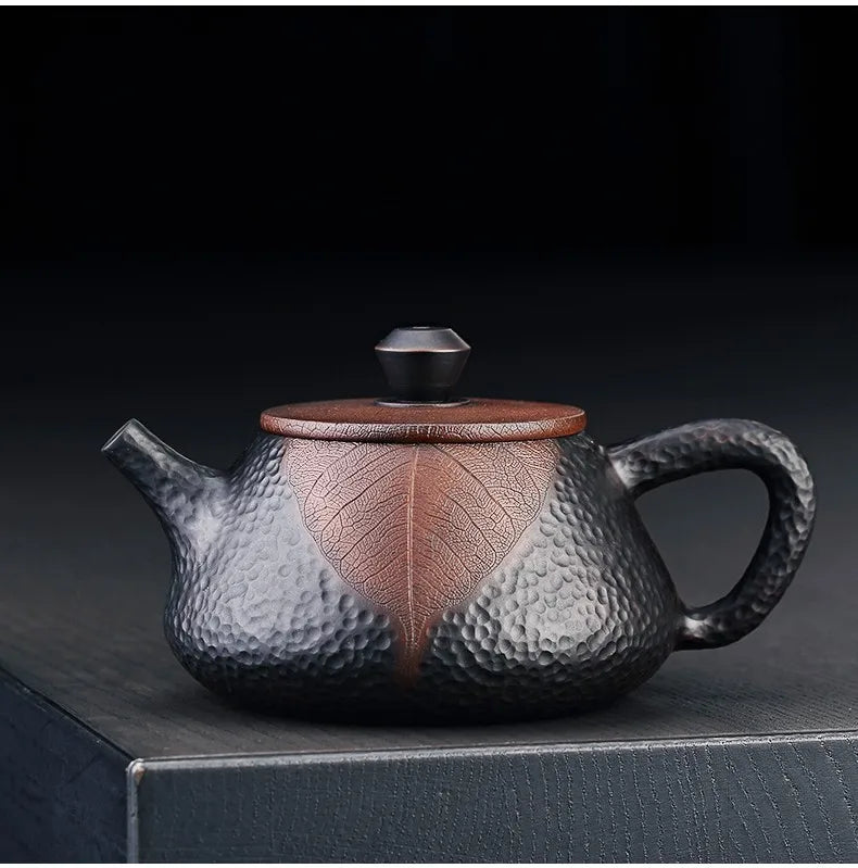 200ml Jianshui Purple Clay Pure Handmade Carving Tea Pot(Not Yixing Zisha) Kung Fu Tea Set Drinkware Tea Ceremony