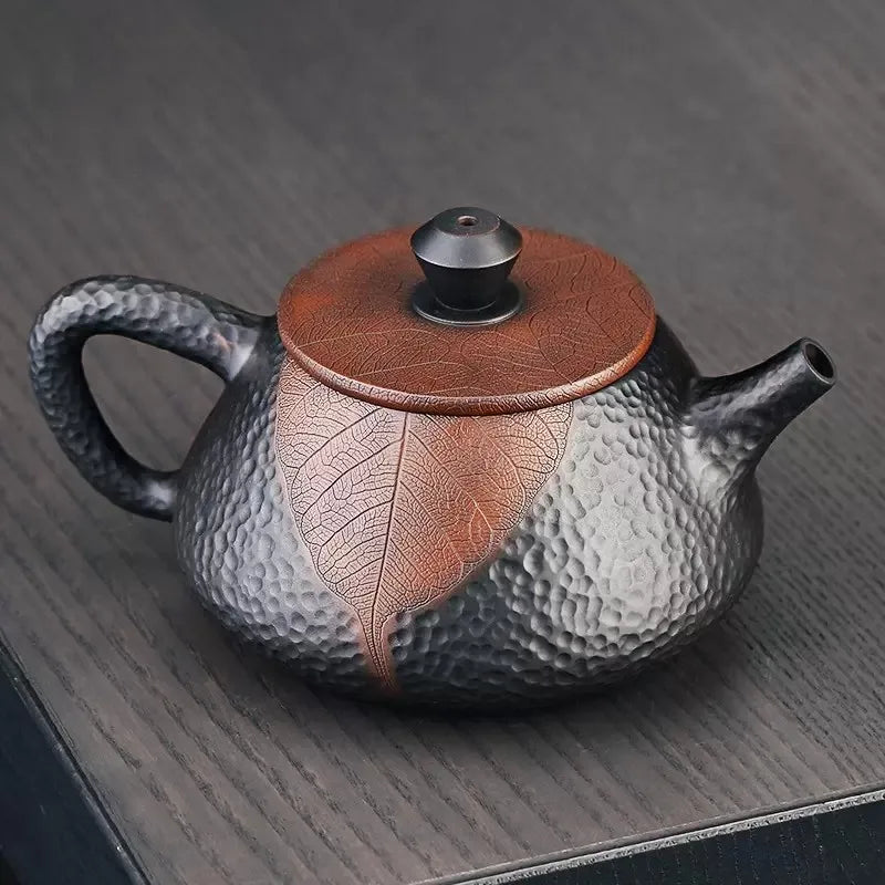200ml Jianshui Purple Clay Pure Handmade Carving Tea Pot(Not Yixing Zisha) Kung Fu Tea Set Drinkware Tea Ceremony