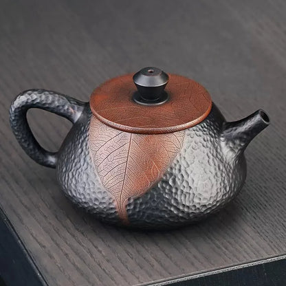 200ml Jianshui Purple Clay Pure Handmade Carving Tea Pot(Not Yixing Zisha) Kung Fu Tea Set Drinkware Tea Ceremony