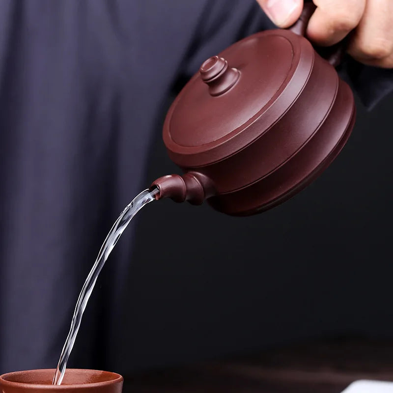 200ml Master Handmade Purple Clay Tea Pot Chinese Yixing Beauty Teapot Boutique Filter Tea Infuser Zisha Zhu Mud Teaware