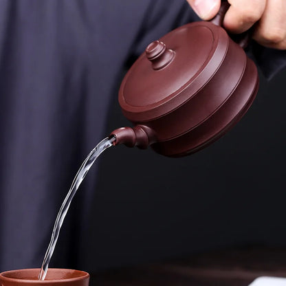 200ml Master Handmade Purple Clay Tea Pot Chinese Yixing Beauty Teapot Boutique Filter Tea Infuser Zisha Zhu Mud Teaware