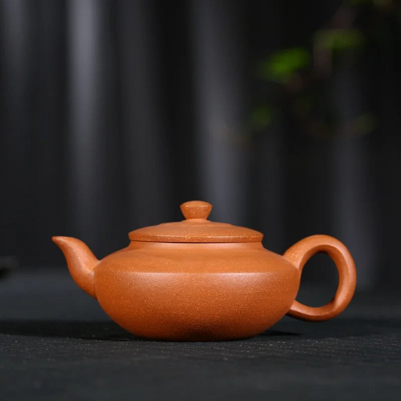 200ml Teaware Pot With A Purple Sand Pot Yixing Original Mine Authentic Famous Full Hand Teapot Slope Teapot Slush Han Bian Pot