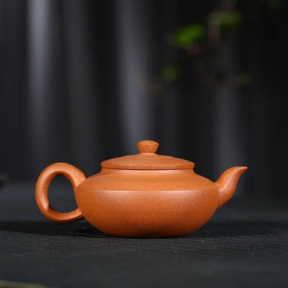 200ml Teaware Pot With A Purple Sand Pot Yixing Original Mine Authentic Famous Full Hand Teapot Slope Teapot Slush Han Bian Pot