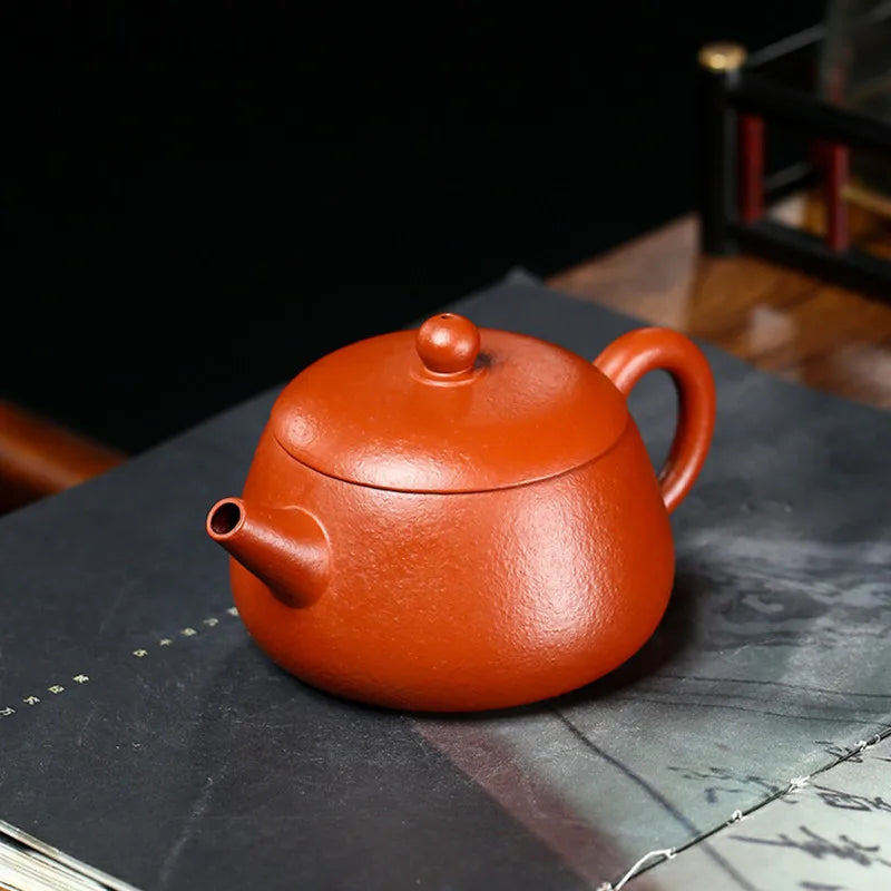 200ml Yixing Famous Purple Clay Teapot Authentic Handmade Tea Pot Raw Ore Beauty Kettle Chinese Zisha Tea Set Customized Gifts