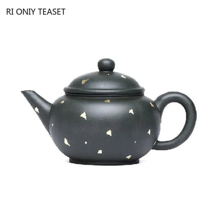 200ml Yixing Famous Purple Clay Teapot Handmade Tea Pot Raw Ore Green Mud Beauty Kettle Chinese Authentic Zisha Tea Set Gifts