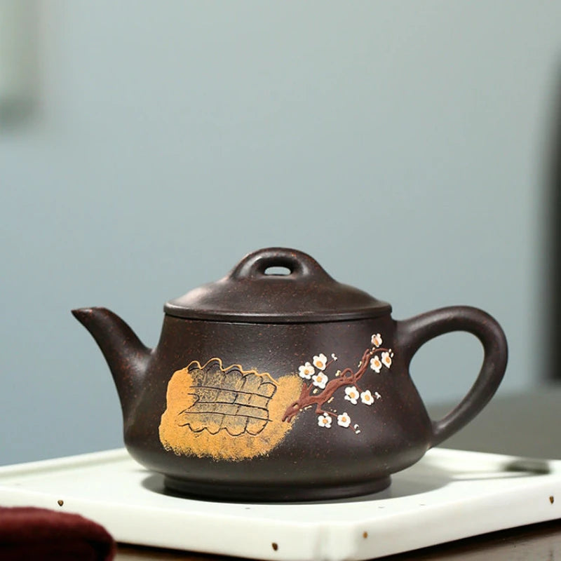 200ml Yixing Handmade Purple Clay Pot Steeping Teapot Kung Fu Tea Set Original Mineral Tea Set Chinese Teapot