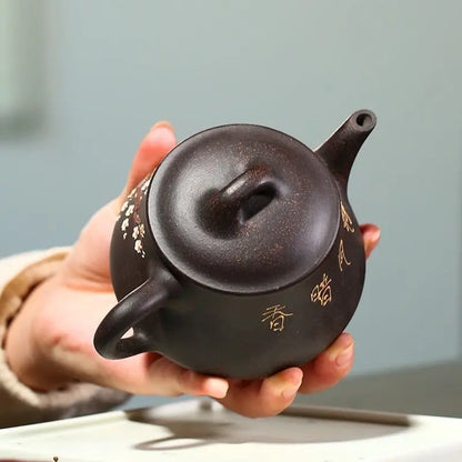 200ml Yixing Handmade Purple Clay Pot Steeping Teapot Kung Fu Tea Set Original Mineral Tea Set Chinese Teapot