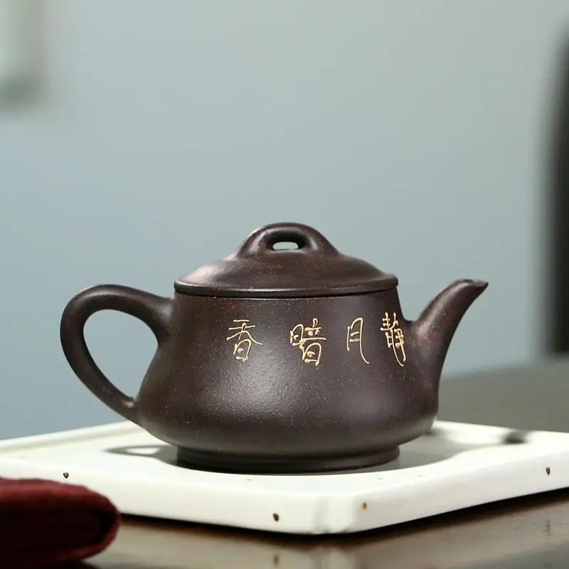 200ml Yixing Handmade Purple Clay Pot Steeping Teapot Kung Fu Tea Set Original Mineral Tea Set Chinese Teapot