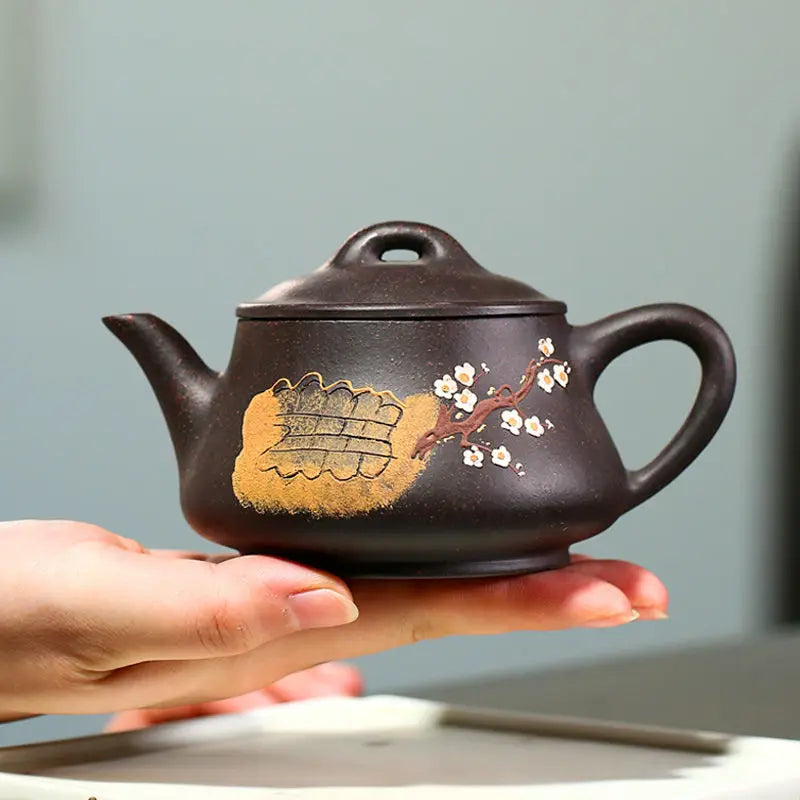 200ml Yixing Handmade Purple Clay Pot Steeping Teapot Kung Fu Tea Set Original Mineral Tea Set Chinese Teapot
