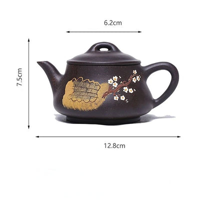 200ml Yixing Handmade Purple Clay Pot Steeping Teapot Kung Fu Tea Set Original Mineral Tea Set Chinese Teapot