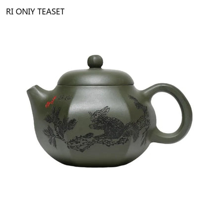 200ml Yixing Purple Clay Teapots Master Creativity Handmade Six Parties Shape Tea Pot Beauty Kettle Chinese Zisha Tea Set Gifts
