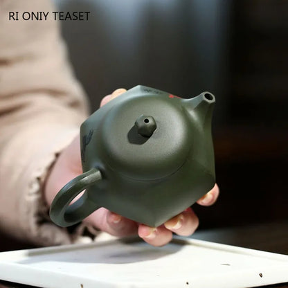200ml Yixing Purple Clay Teapots Master Creativity Handmade Six Parties Shape Tea Pot Beauty Kettle Chinese Zisha Tea Set Gifts