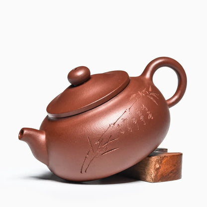 200ml Yixing Purple Clay tea-pot Original Mine Famous Hand-made Purple Clay Imitation Of Antique Teapot  Kung Fu Tea Set