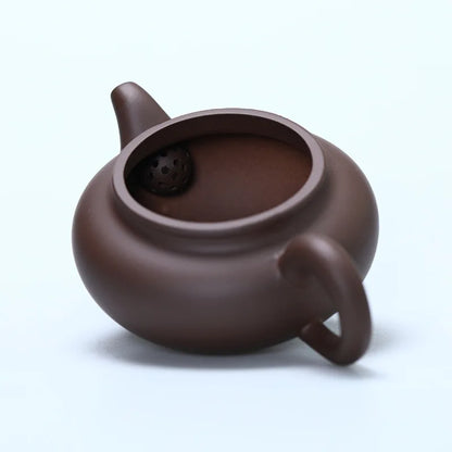 200ml Yixing Purple Sand Xishi Tea Pot Kung Fu Tea Set Ceramic Purple Tea Pot Raw Mineral Small Capacity Purple Sand Pot
