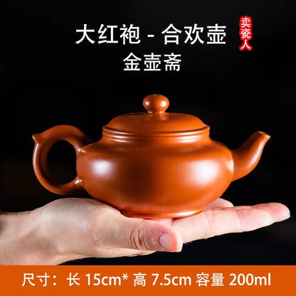 200ml Yixing Teapot Filter Xishi Pot Beauties Handmade Chinese Authentic Purple Clay Teaware Customized Gifts