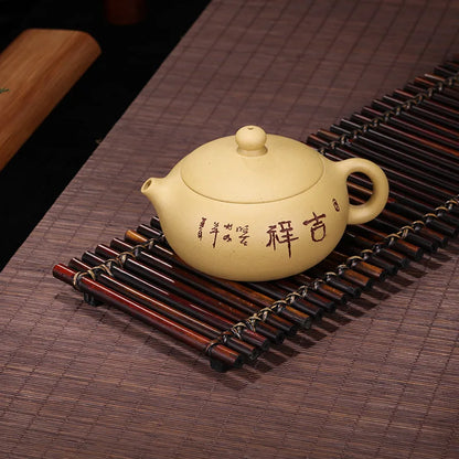 200ml Yixing Zisha Pot Zisha Mine Raw Material Golden Mud Tea Pot Xi Shi Retro Kung Fu Tea Set Zisha Pot Teaware Birthday Gift