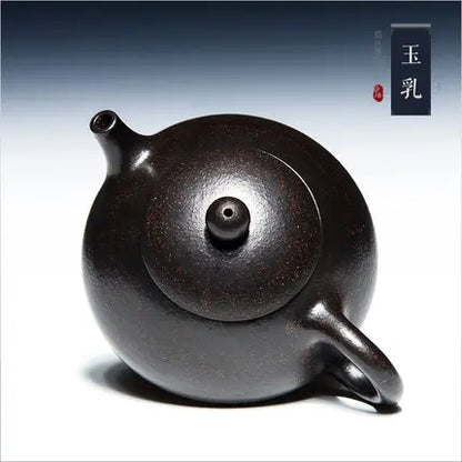 200ml Yixing Zisha black clay teapot master all handmade tea pot Kung Fu tea kettle old purple mud free