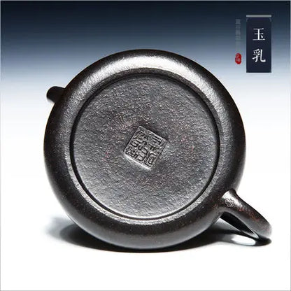 200ml Yixing Zisha black clay teapot master all handmade tea pot Kung Fu tea kettle old purple mud free