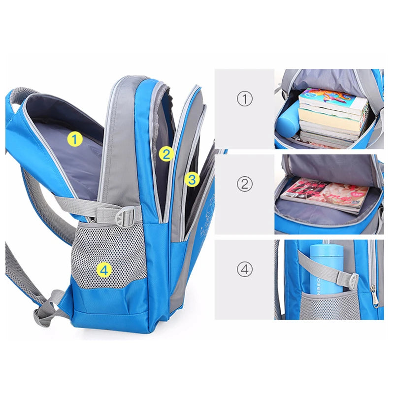 2019 hot new children school bags for teenagers boys girls big capacity school backpack waterproof satchel kids book bag mochila