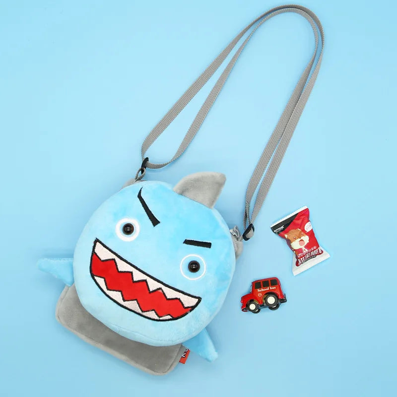 2020 New 3D Animal Children's Shoulder Bag Soft Mini Messenger Bag Kindergarten Kids Small Pouch Cute Mobile Phone Bag Purses