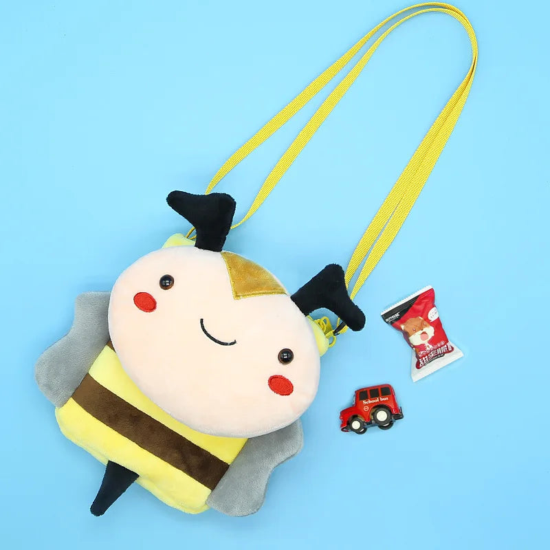 2020 New 3D Animal Children's Shoulder Bag Soft Mini Messenger Bag Kindergarten Kids Small Pouch Cute Mobile Phone Bag Purses