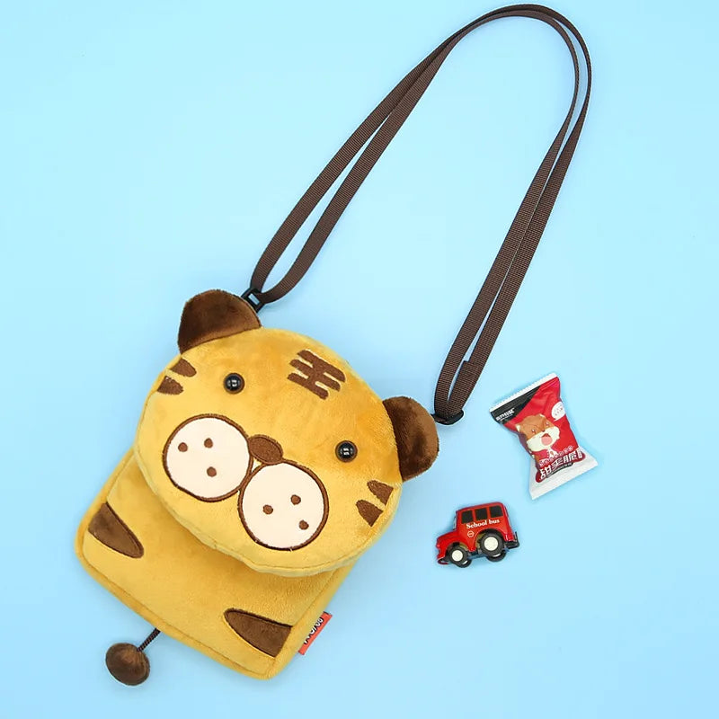 2020 New 3D Animal Children's Shoulder Bag Soft Mini Messenger Bag Kindergarten Kids Small Pouch Cute Mobile Phone Bag Purses
