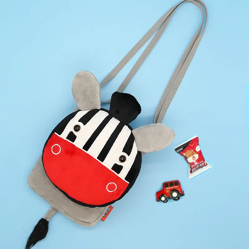 2020 New 3D Animal Children's Shoulder Bag Soft Mini Messenger Bag Kindergarten Kids Small Pouch Cute Mobile Phone Bag Purses
